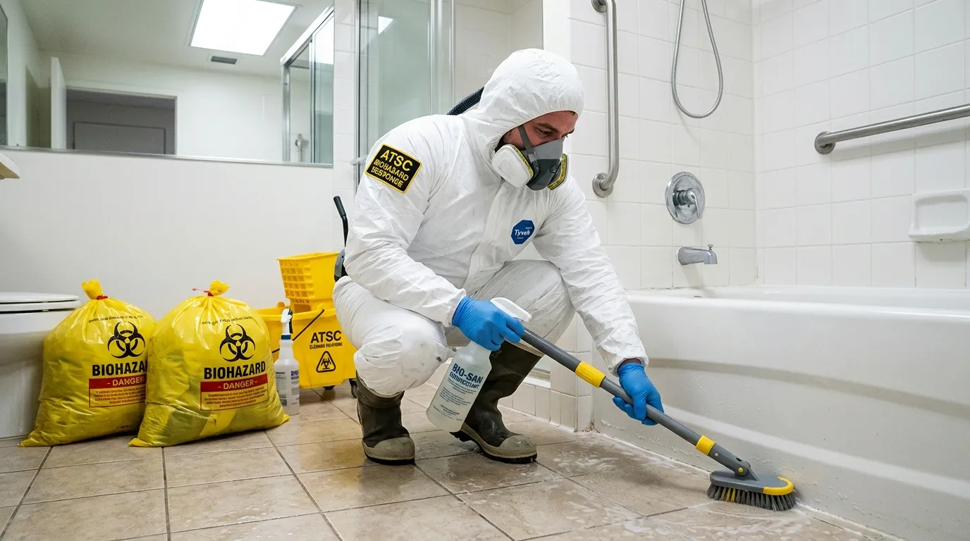 Decontamination equipment deployed for Blood Cleanup in East Chattanooga